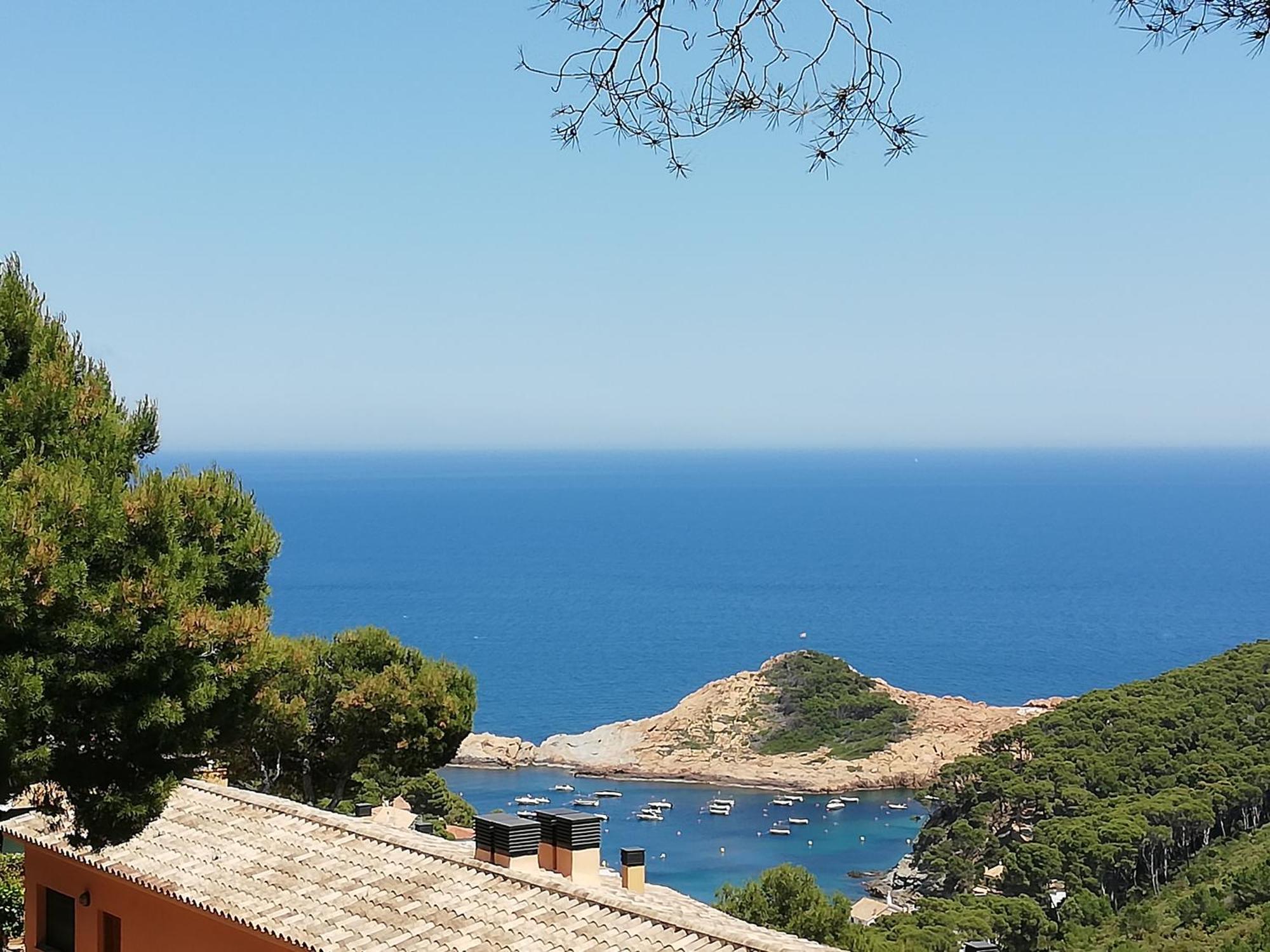 Sol y Mar 8-Maison jumelée avec terrasse, piscine et parking communautaire, surplomb de mer Begur Esterno foto