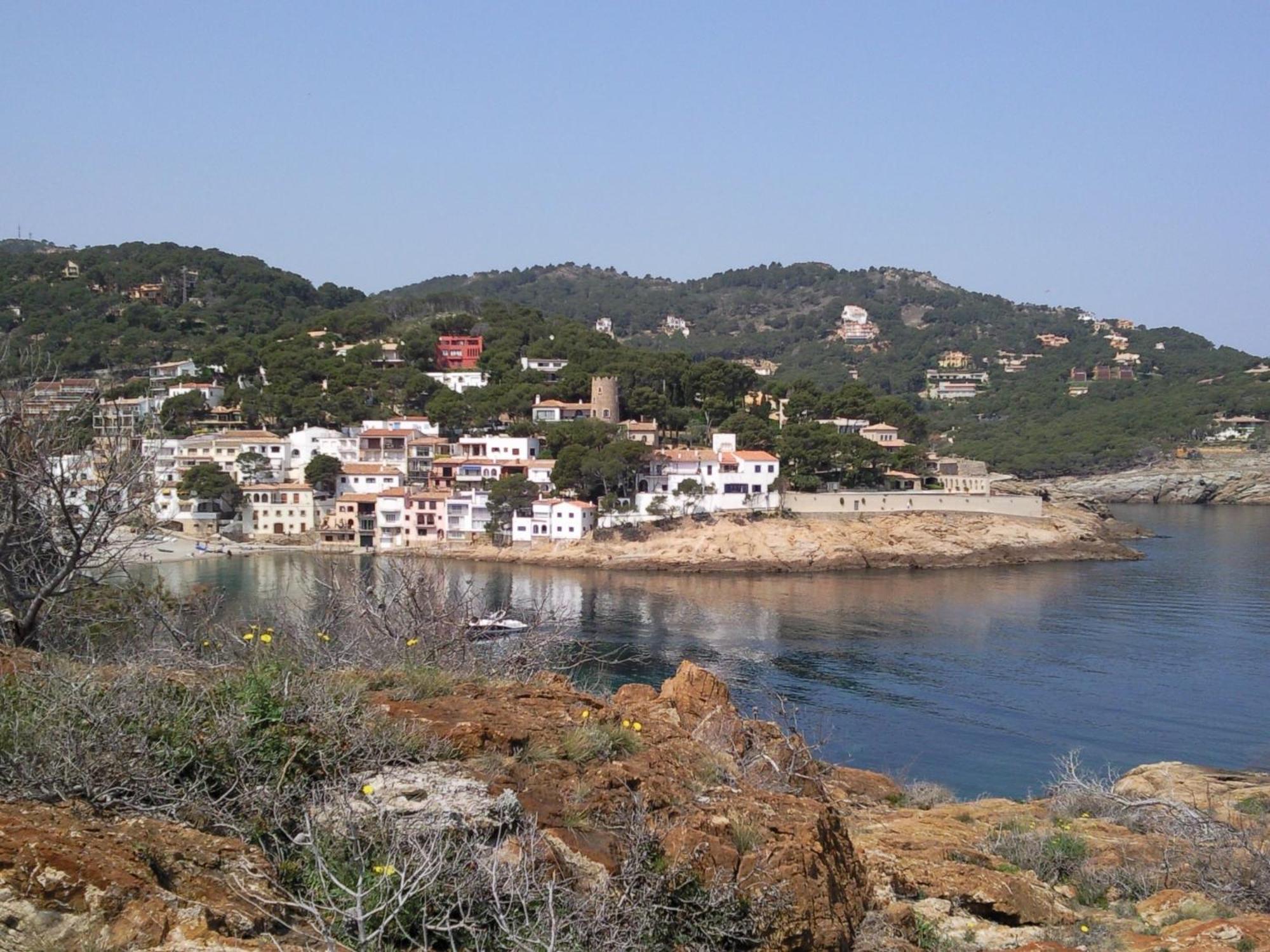 Sol y Mar 8-Maison jumelée avec terrasse, piscine et parking communautaire, surplomb de mer Begur Esterno foto