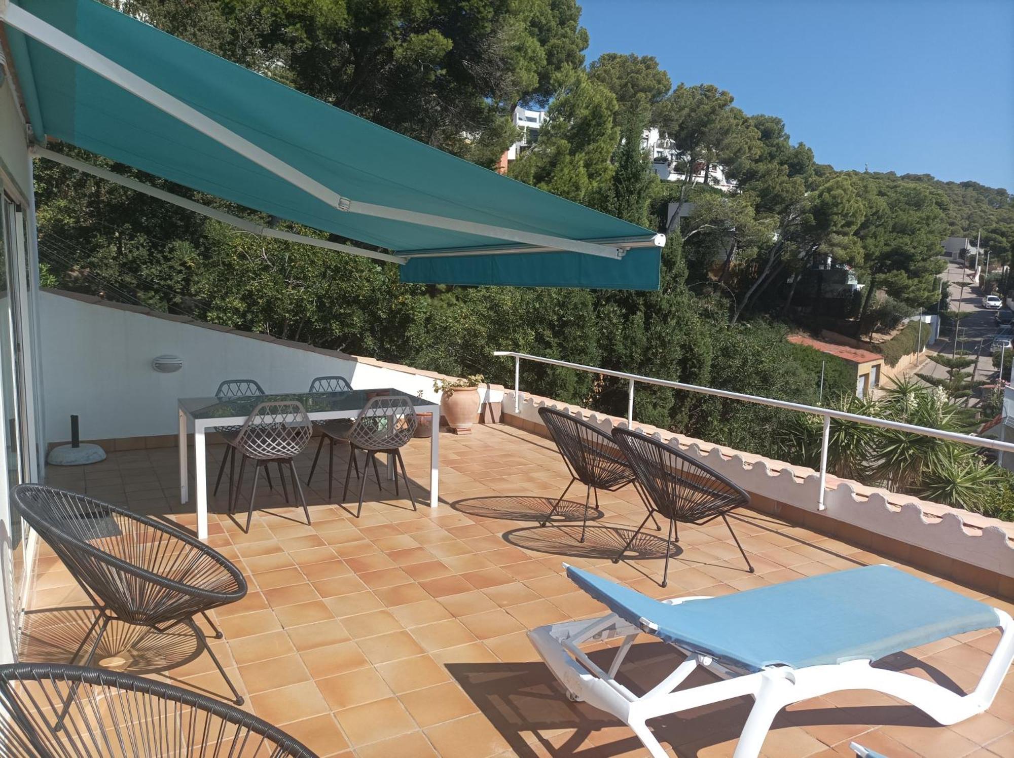 Sol y Mar 8-Maison jumelée avec terrasse, piscine et parking communautaire, surplomb de mer Begur Esterno foto